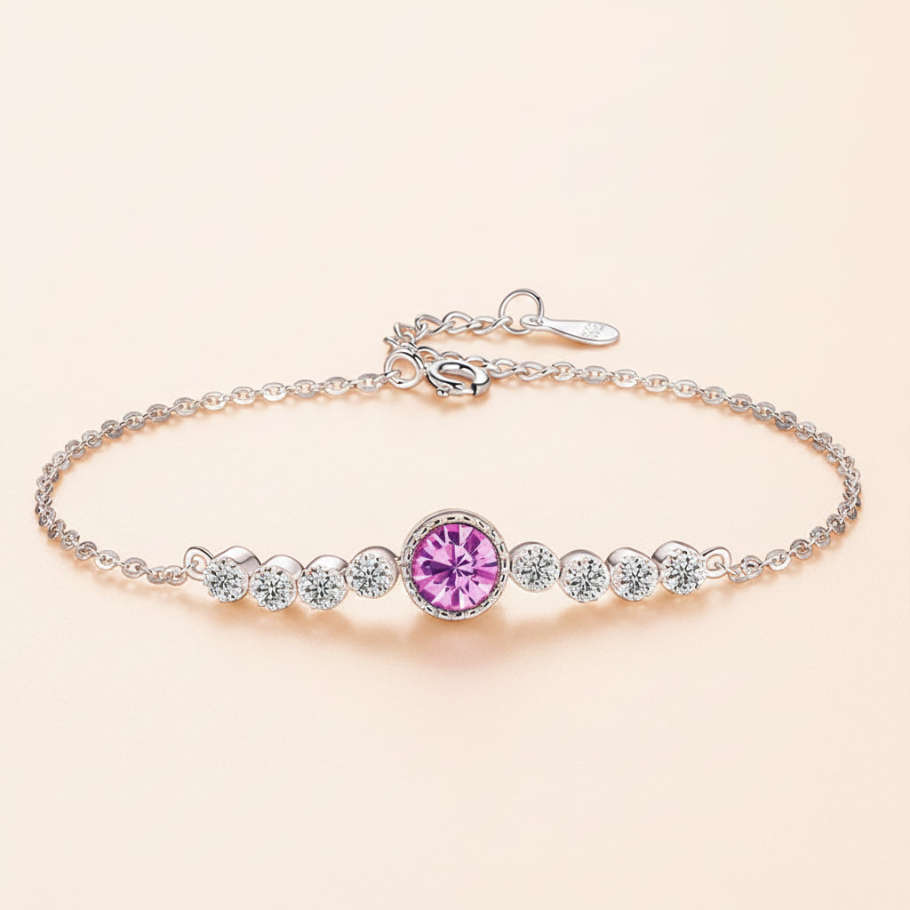 Pulseira Feminina em Prata 925 com Cristal Austríaco | ORSA JEWELS