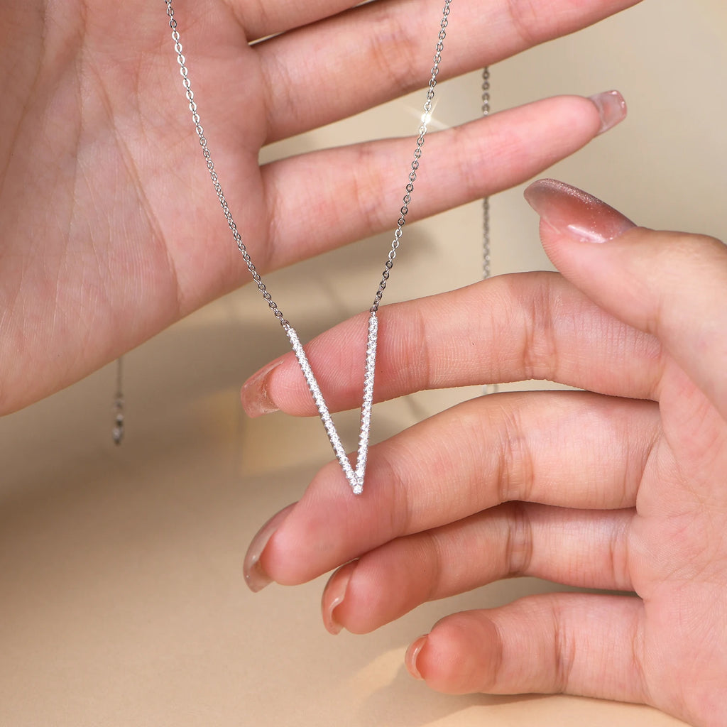 Colar Moissanite Redondo D VVS1 em Prata 925