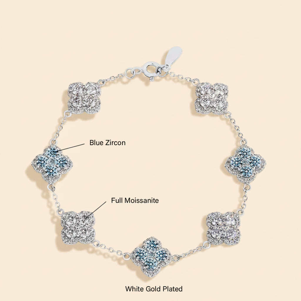 Bracelete com Moissanite em Prata 925 - Brilho Premium para Ocasiões Especiais