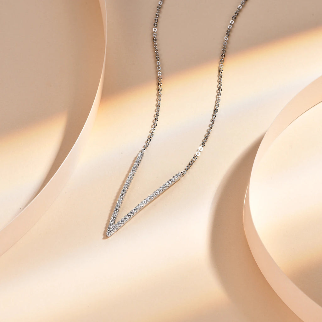 Colar Moissanite Redondo D VVS1 em Prata 925