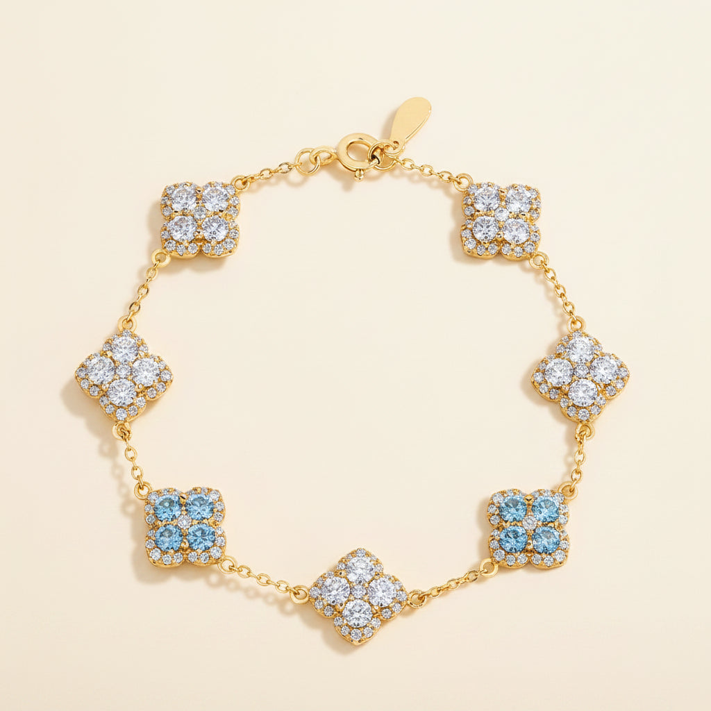 Bracelete com Moissanite em Prata 925 - Brilho Premium para Ocasiões Especiais