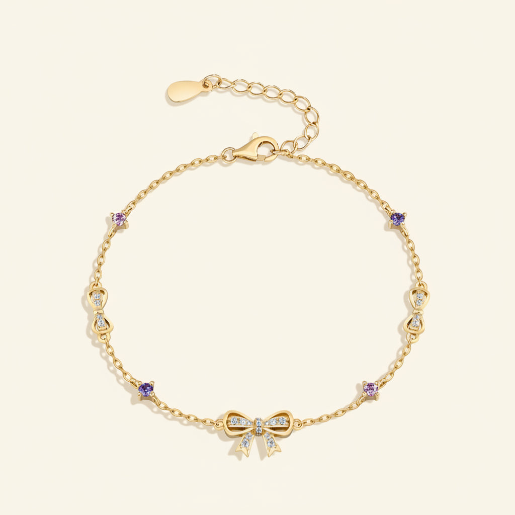 Pulseira Borboleta em Prata 925 com Moissanite e Zircônias Coloridas