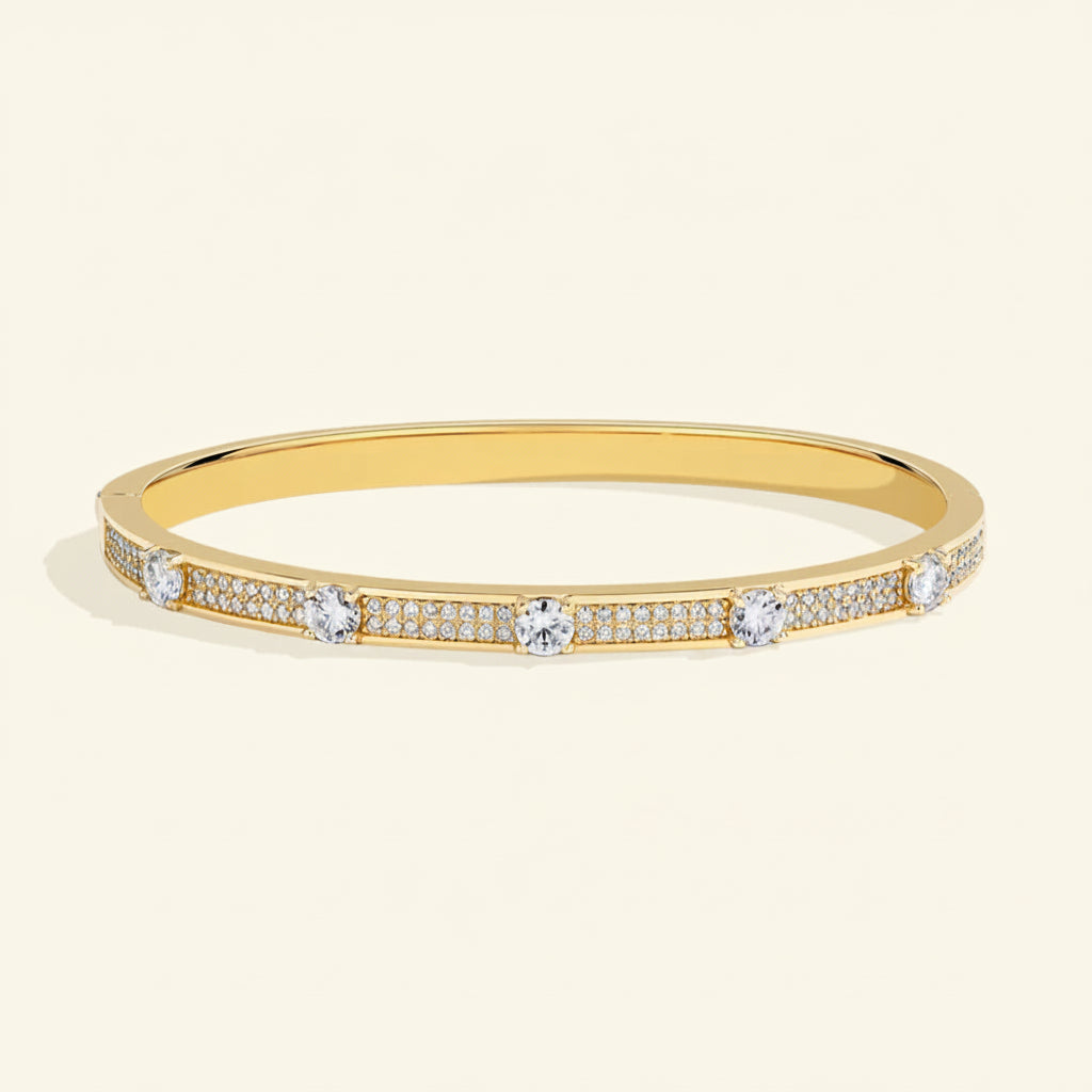 Pulseira Luxo Moissanita ATTAGEM em Prata 925 | Unissex