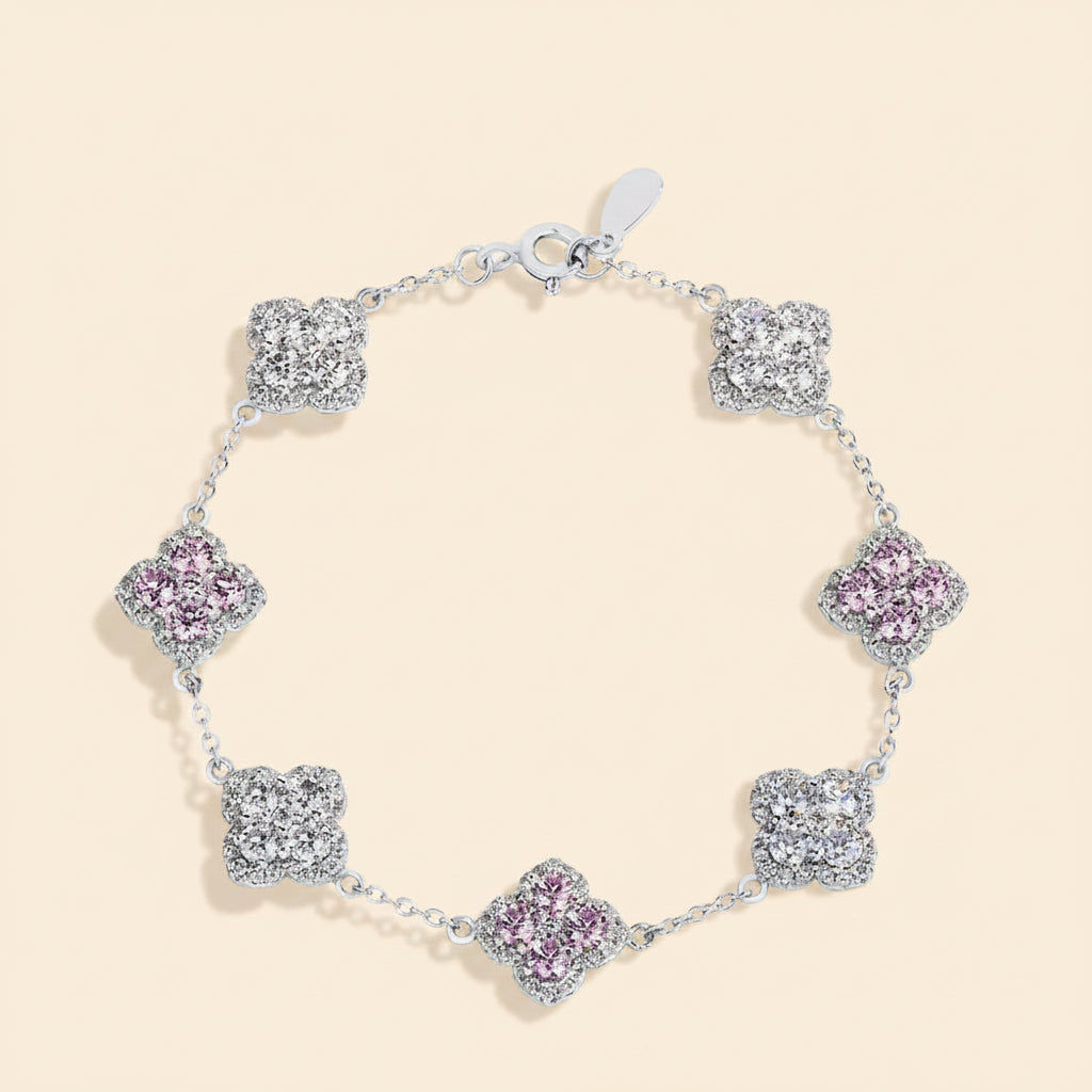 Bracelete com Moissanite em Prata 925 - Brilho Premium para Ocasiões Especiais