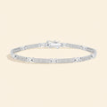 Pulseira Moissanite Dupla ATTAGEMS em Prata 925