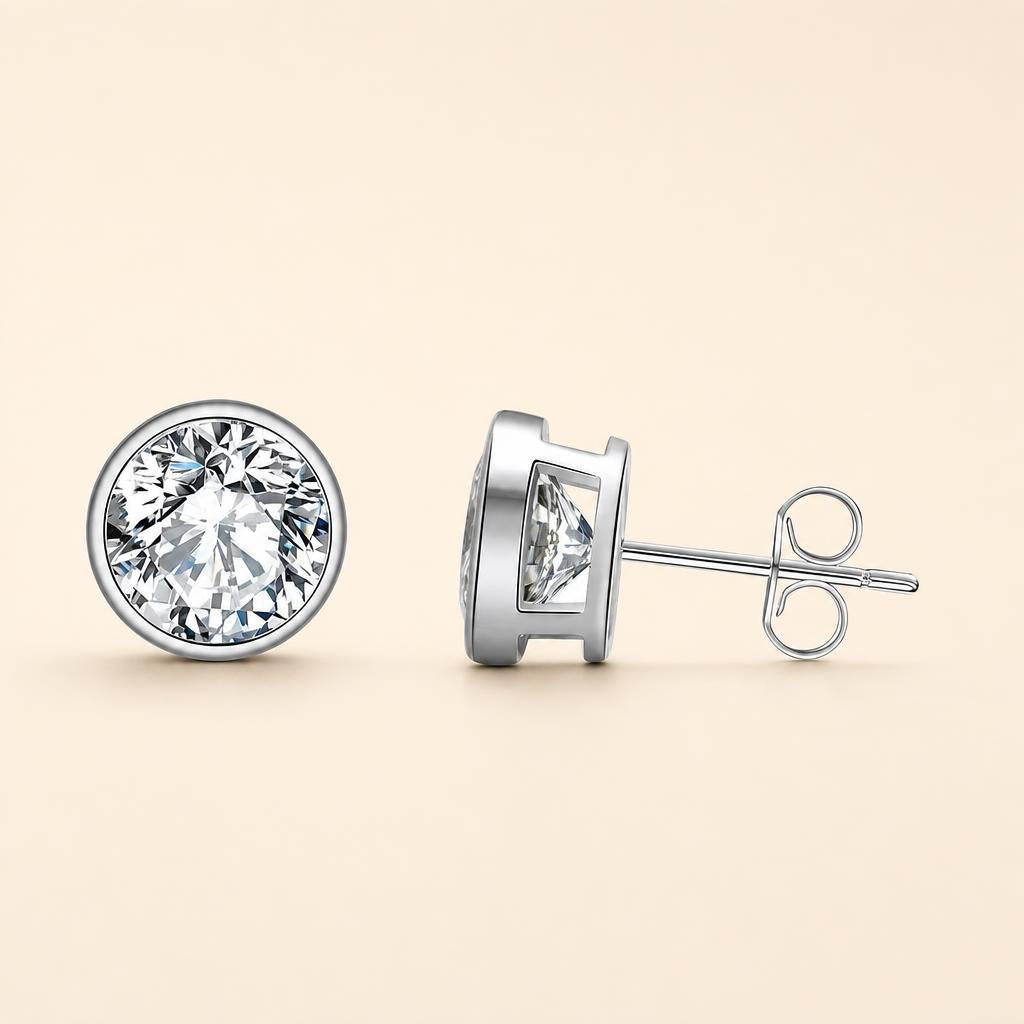 Pedra Branca Earring - imagem tratada por IA