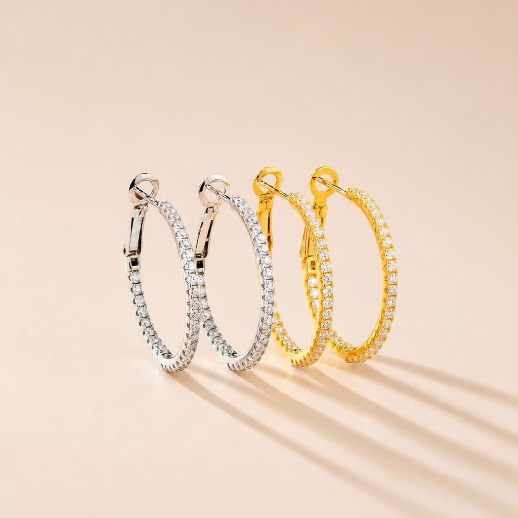 Bossa Earrings - imagem tratada por IA