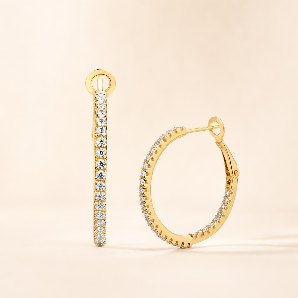 Bossa Earrings - imagem tratada por IA