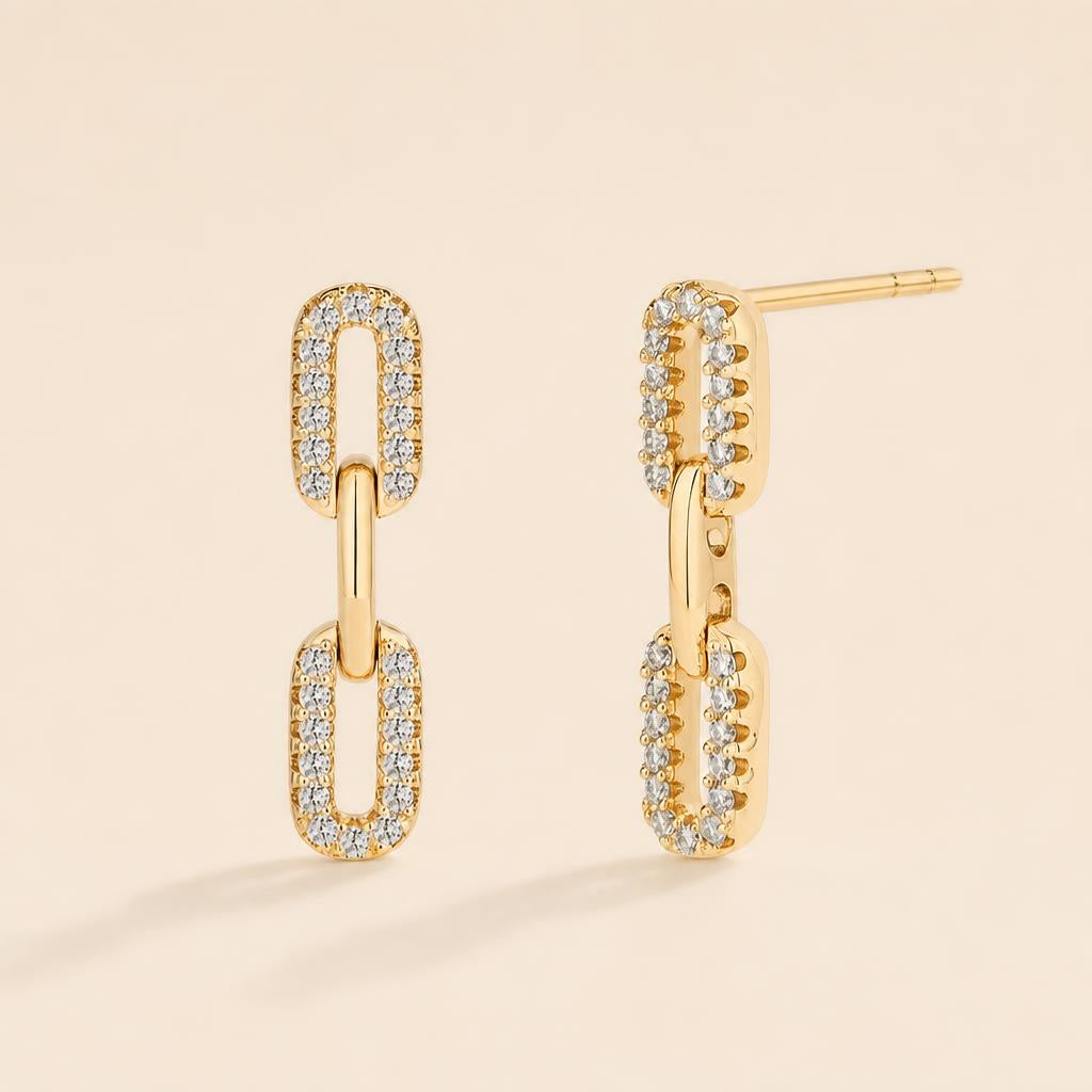 Alvorada Earrings - imagem tratada por IA