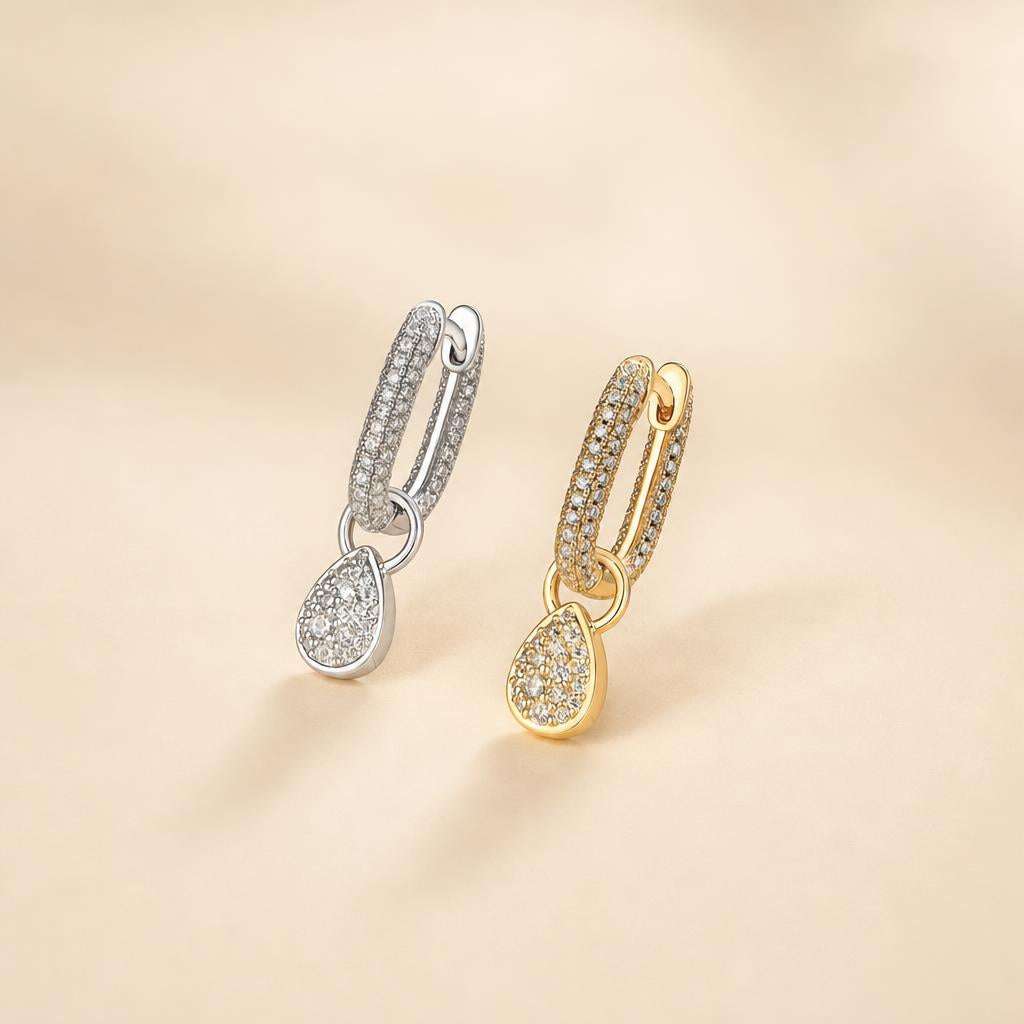 Orvalho Earrings - imagem tratada por IA