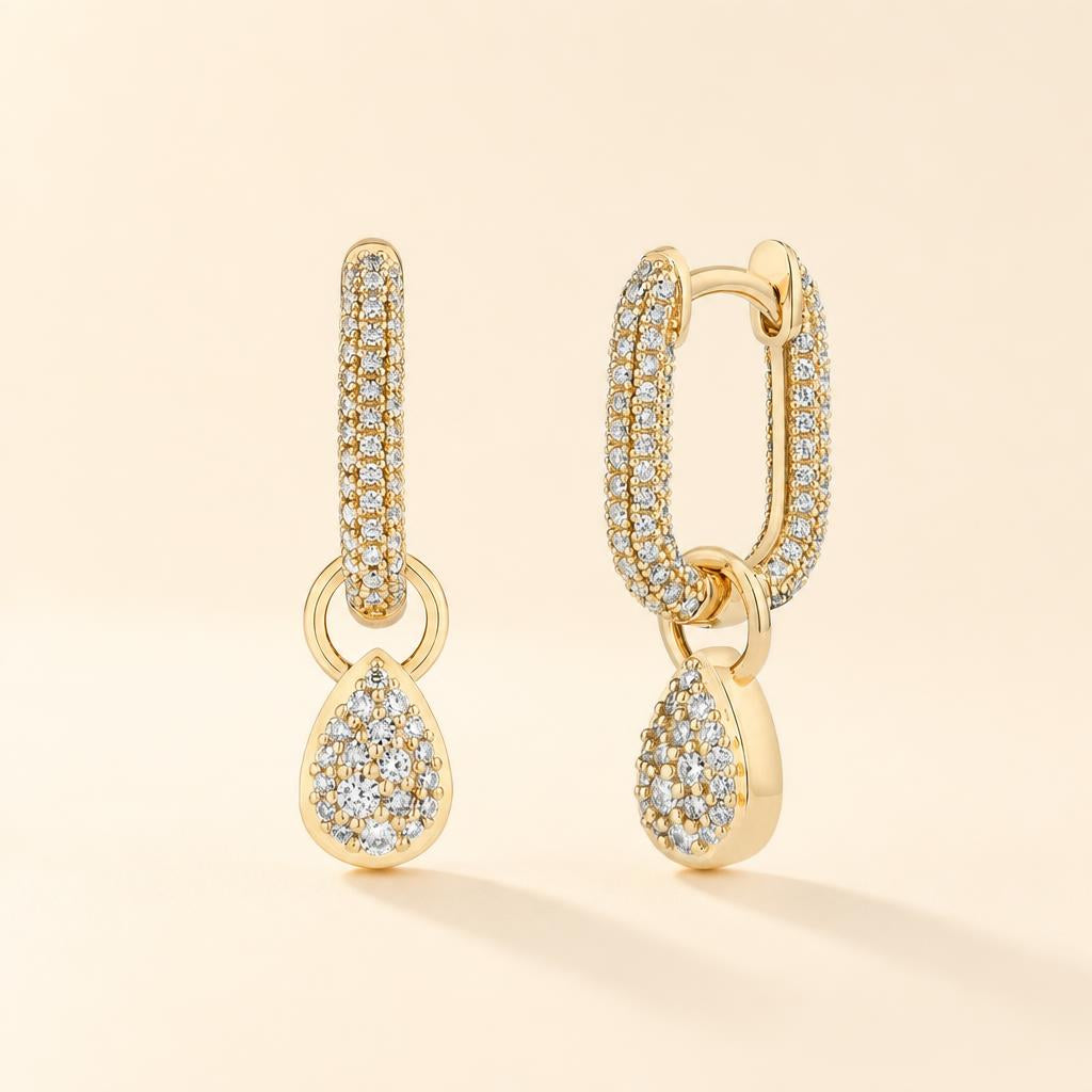 Orvalho Earrings - imagem tratada por IA