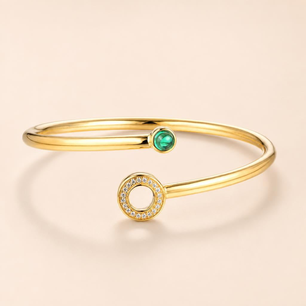 Verde-Ouro Bracelet - imagem tratada por IA