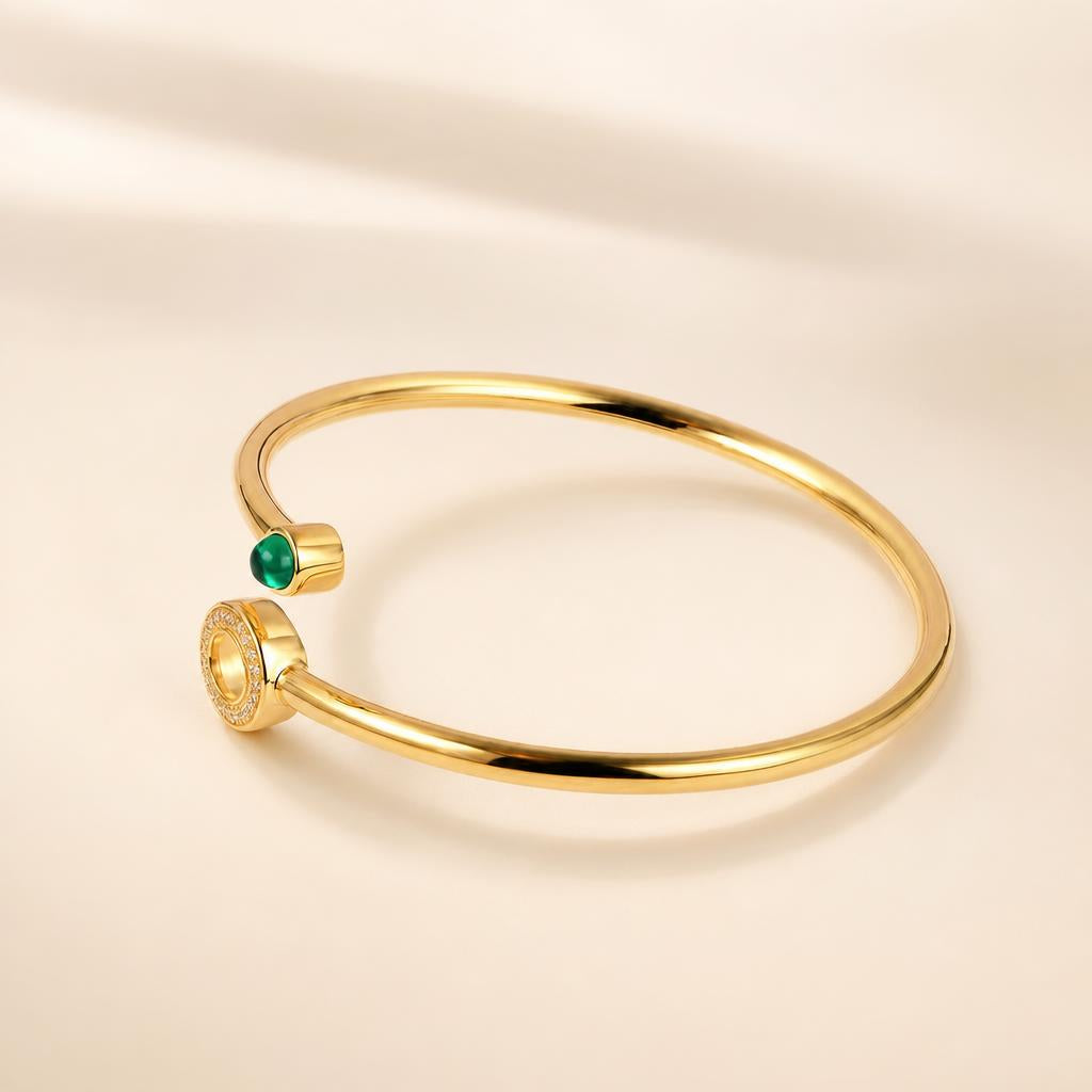 Verde-Ouro Bracelet - imagem tratada por IA
