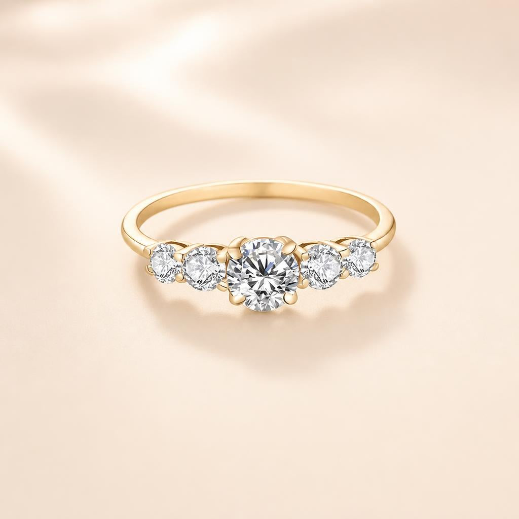 Sol Dourado Ring - imagem tratada por IA