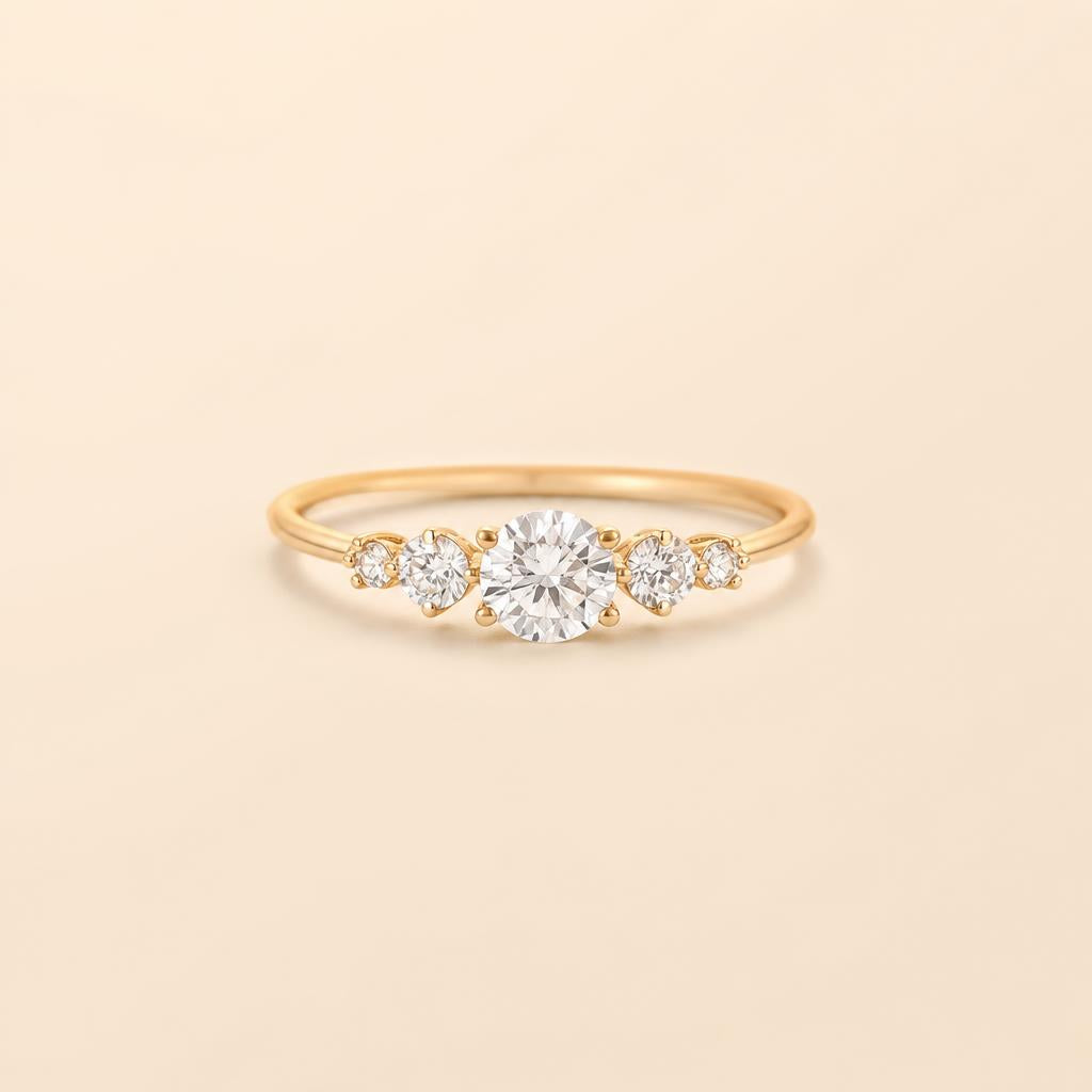 Sol Dourado Ring - imagem tratada por IA