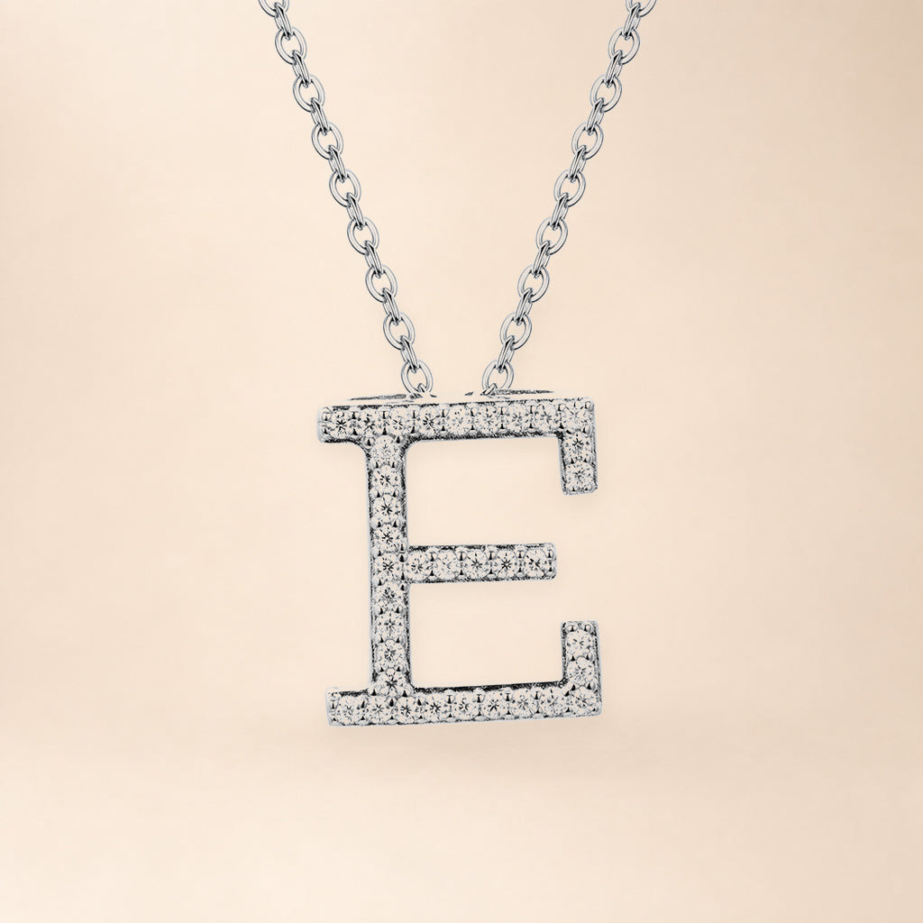 Assinatura Necklace - Letter E