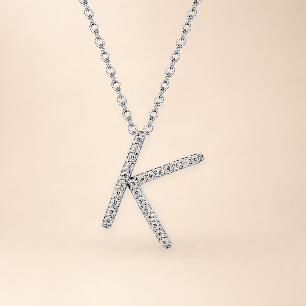 Assinatura Necklace - Letter K