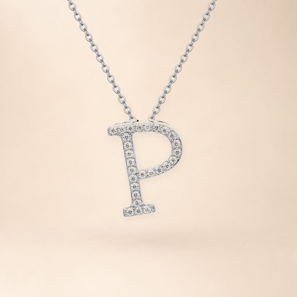 Assinatura Necklace - Letter P